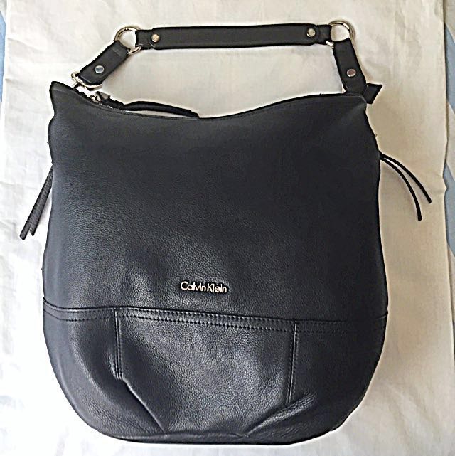 calvin klein leather purse