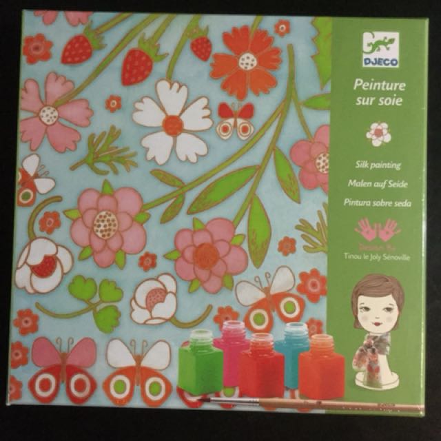 Djeco Silk Painting Craft Activity Set Design Craft Others On Carousell