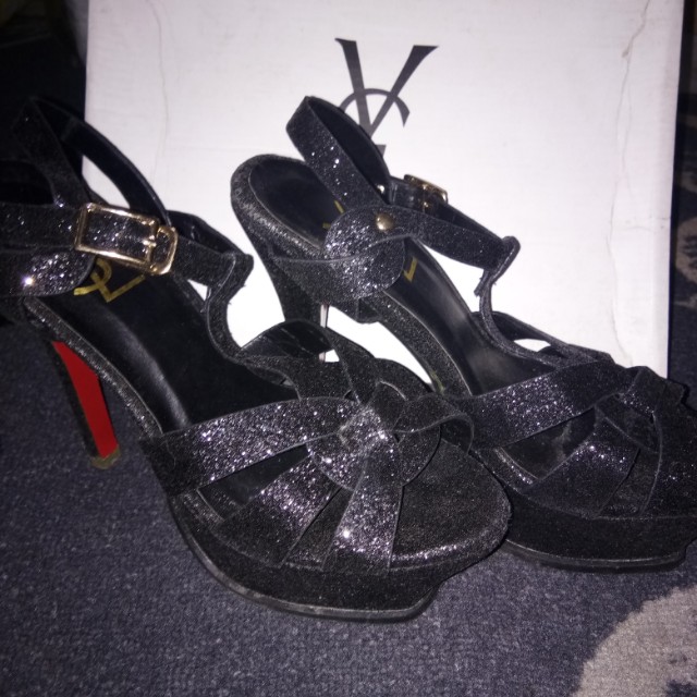 High Heels Ysl Original Catwalk Fesyen Wanita Sepatu Di Carousell