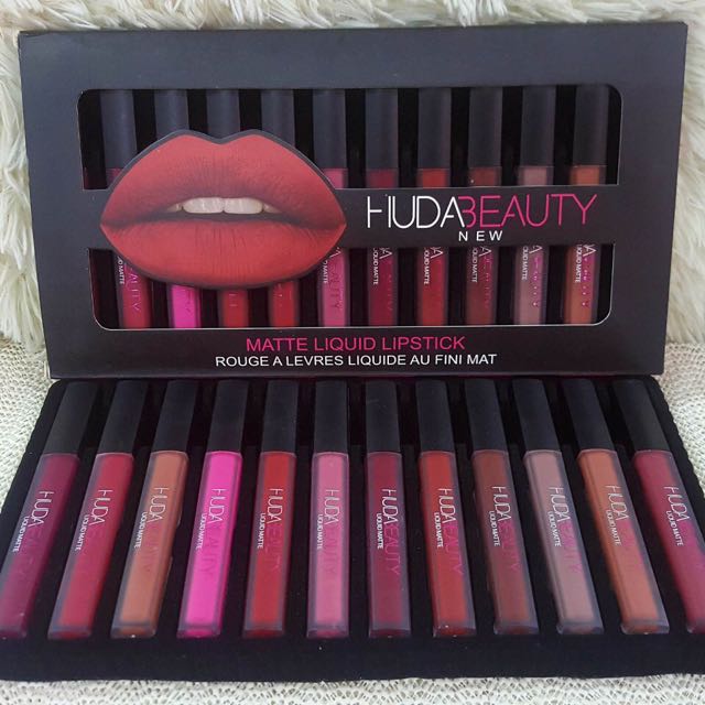 Huda Beauty Matte Lipstick 12 In 1 Health Beauty Makeup