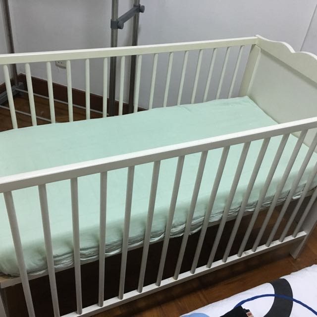 IKEA baby crib, Babies & Kids, Baby Nursery & Kids Furniture, Cots