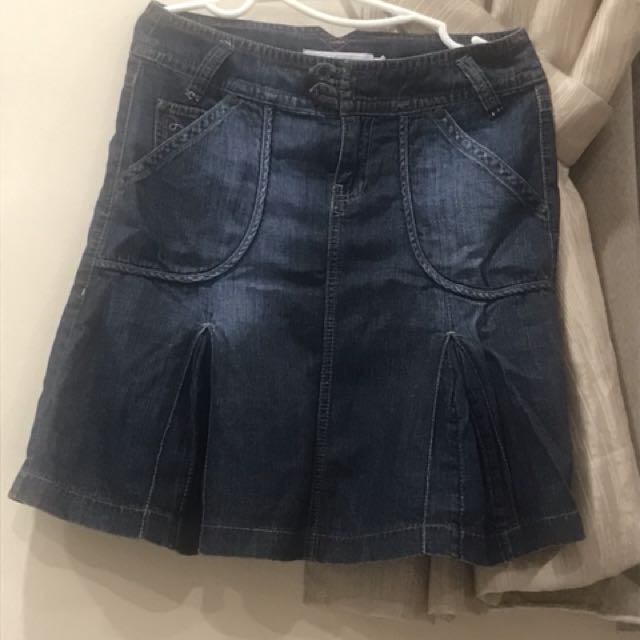 Jeans Skirt, Women's Fashion, Bottoms, Skirts on Carousell