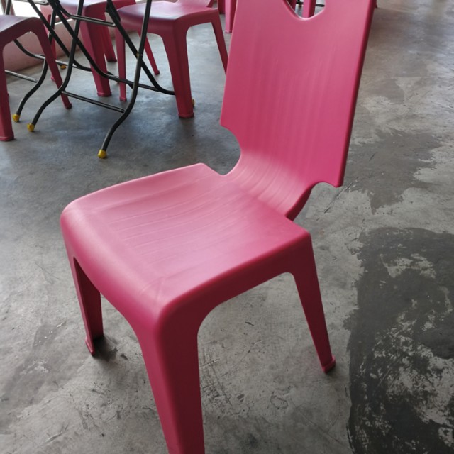 Kerusi Plastik Plastic Chair Home Furniture Furniture On Carousell