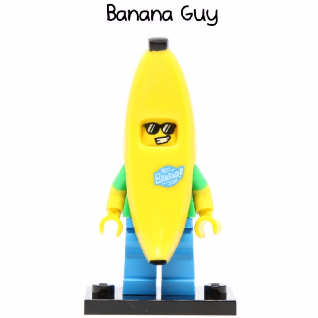 Lego Banana Suit Guy Series 16 Minifigures 71013 Mascot Animal Suit
