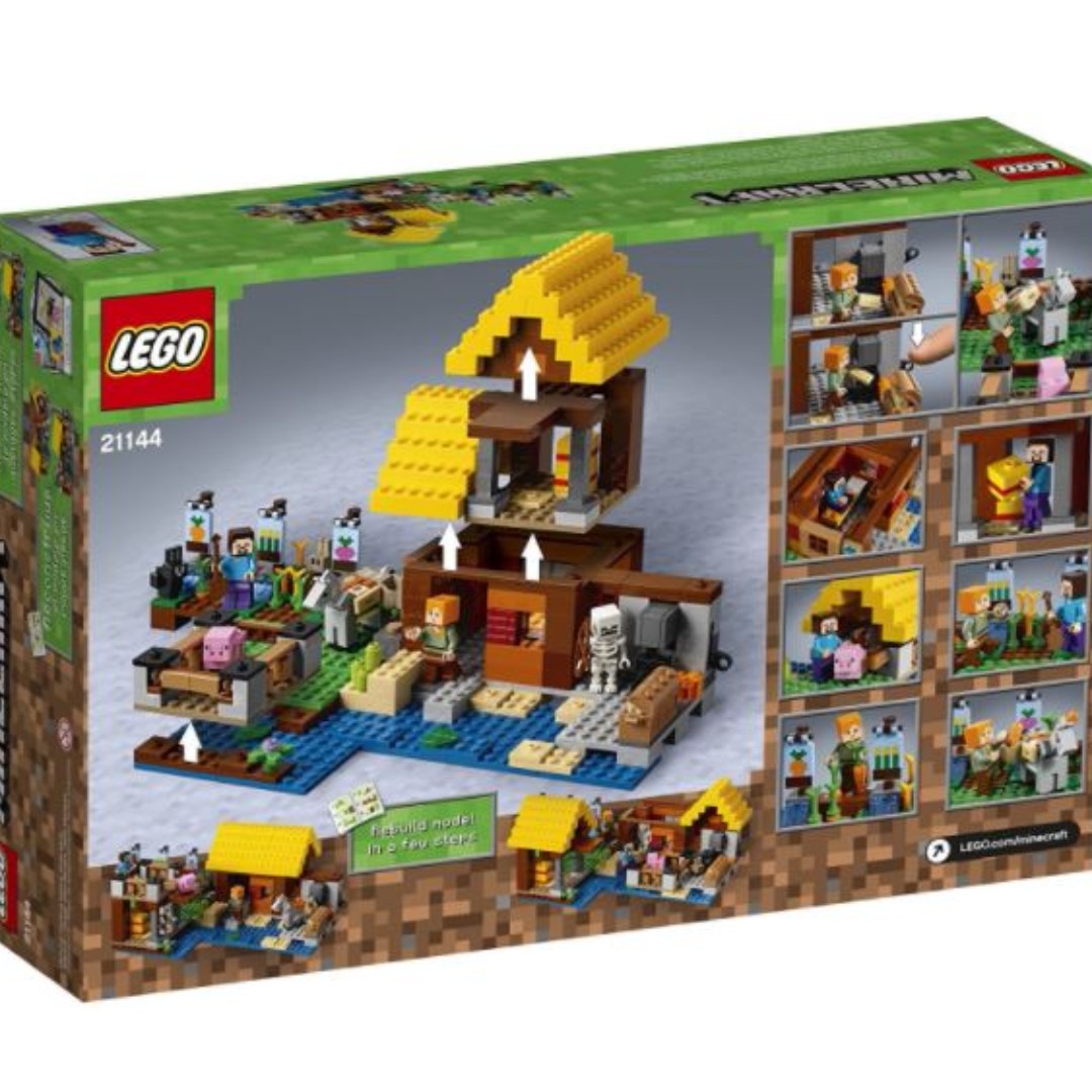 farm cottage lego minecraft