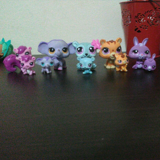 littlest pet shop mommy and baby set