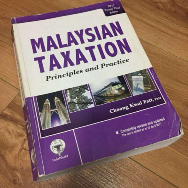 Malaysian Taxation Choong Kwai Fatt Textbooks On Carousell