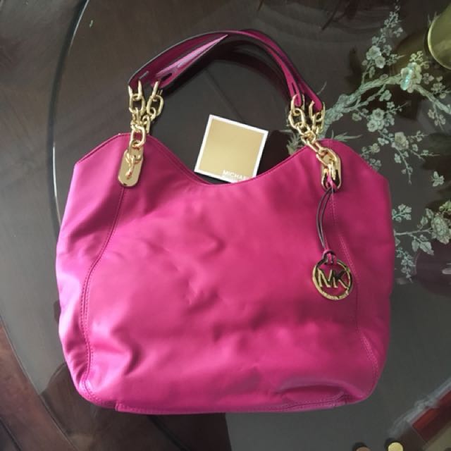 michael kors fuschia handbag