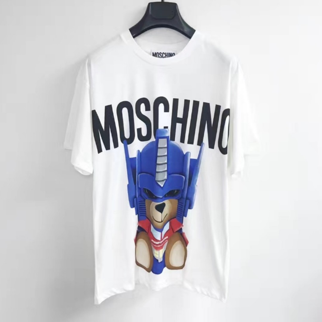 moschino transformer bear t shirt