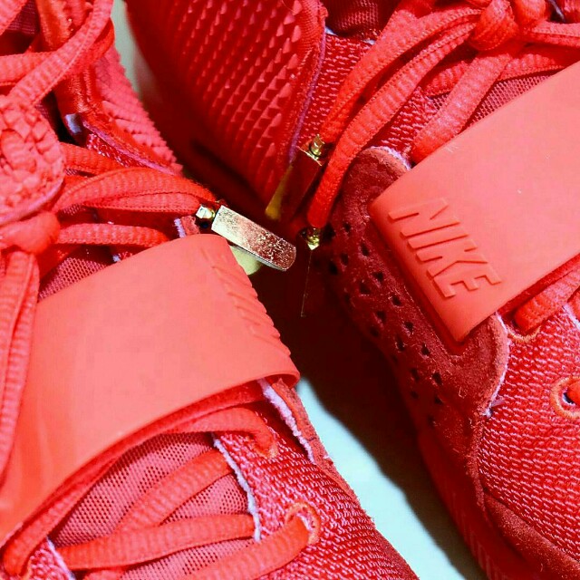 Nike Air Yeezy 2 Sp Red October Men S Fashion Footwear Sneakers On Carousell