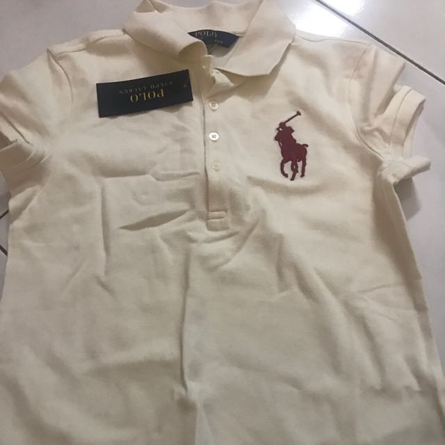 Ralph Lauren Big Pony Stretch Mesh Polo for 8 to 10 Years Old Girl Babies Kids Babies Kids Fashion on Carousell