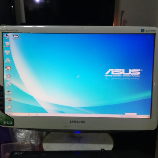 samsung三星 22吋lcd寬液晶顯示器 b2230n 白 16 9