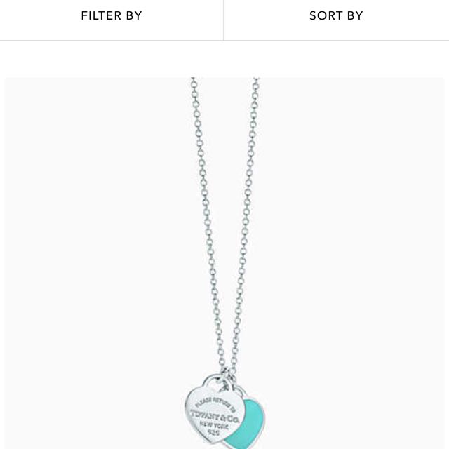 Mini Double Heart Tag Pendant, Fesyen 