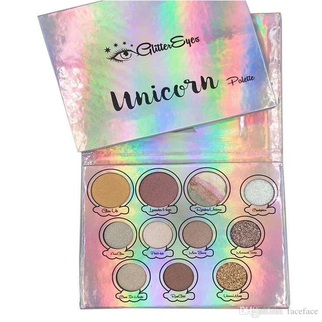 Unicorn Glitter Eyes Eyeshadow Multipurpose Rainbow Shimmer