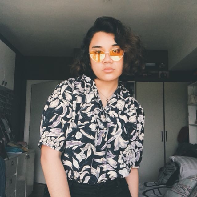 floral polo shirt outfit