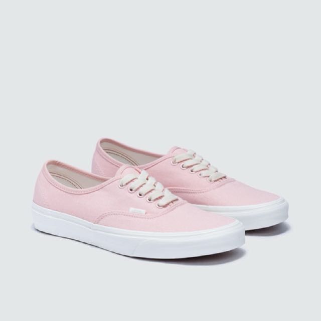 pink vans with laces