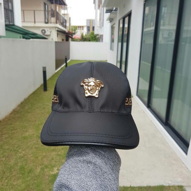 Versace black cap discount