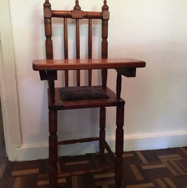 Wooden Dolls High Chair