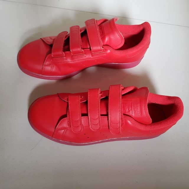 Stan smith shop red velcro