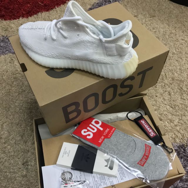 Yeezy clearance plain white
