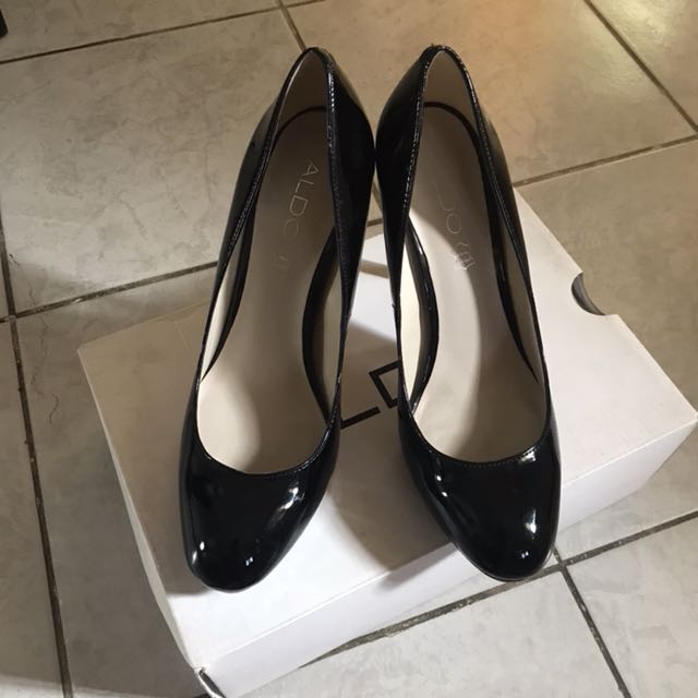 aldo black pumps