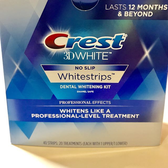 Authentic Crest 3d White Whitestrips Professional Effects On Carousell