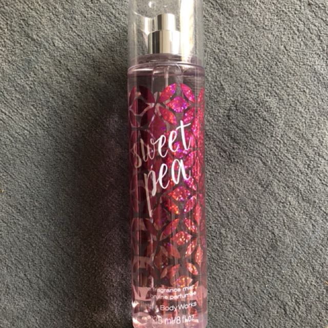 bath and body works sweet pea spray