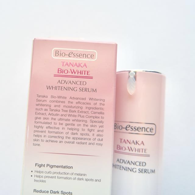 bio essence tanaka white serum ingredient