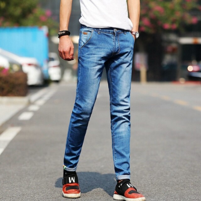 Pencil jeans for mens hot sale