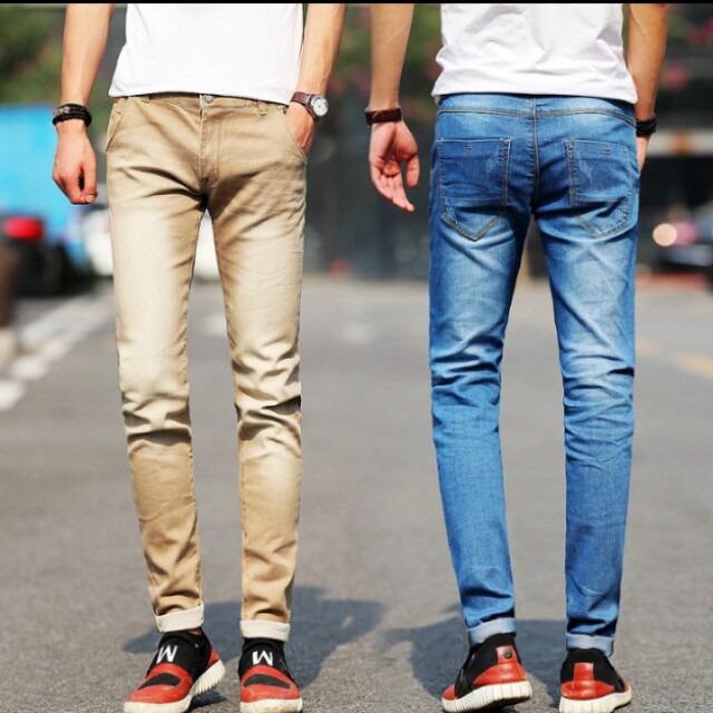 men's pencil jeans