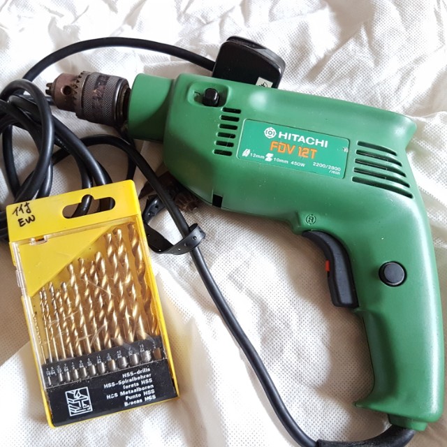 Hitachi electric drill top