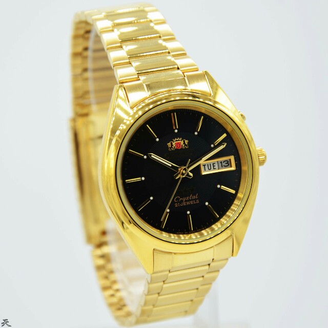Jam Tangan Wanita Orient Sem0401gb8 Gold Rantai Original Murah