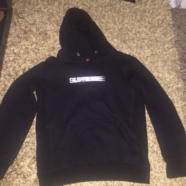 Supreme motion blur hoodie store