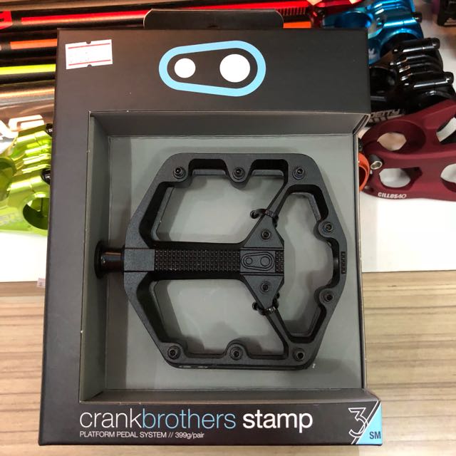 Crank Brothers Stamp 3 Small Pedals Black