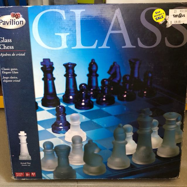 Pavilion Glass Chess Set, Hobbies & Toys, Toys & Games on Carousell