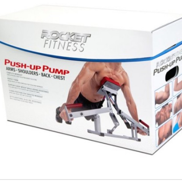 Push up pump rocket fitness, Sports Equipment, Exercise & Fitness