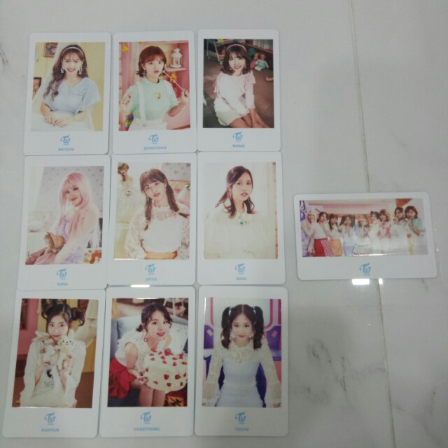 Sale Official Twice Candy Pop Showcase Photocards Poloroid Instock Hobbies Toys Memorabilia Collectibles K Wave On Carousell