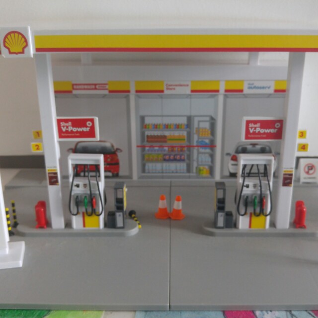 shell gas station toy