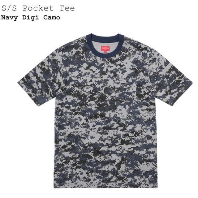 supreme camo pocket tee