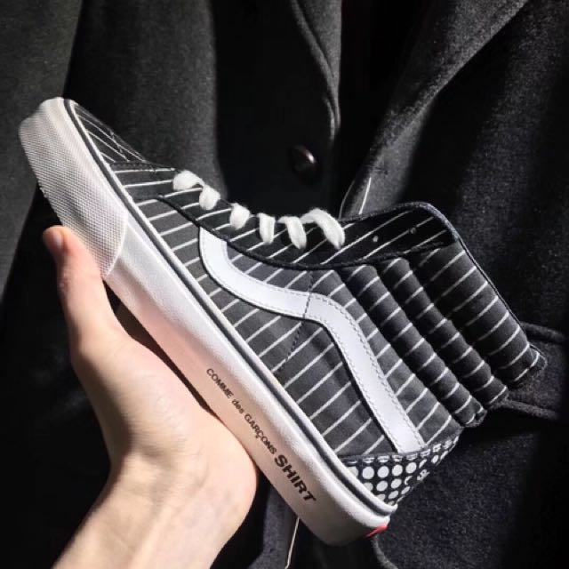 cdg vans sk8 hi
