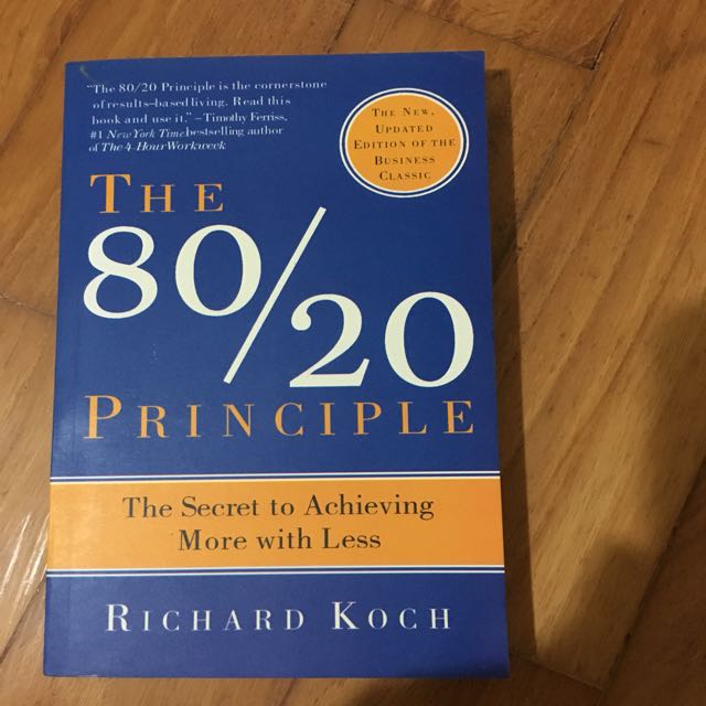 The 80 20 Rule Principle The Secret To Achieving More With Less