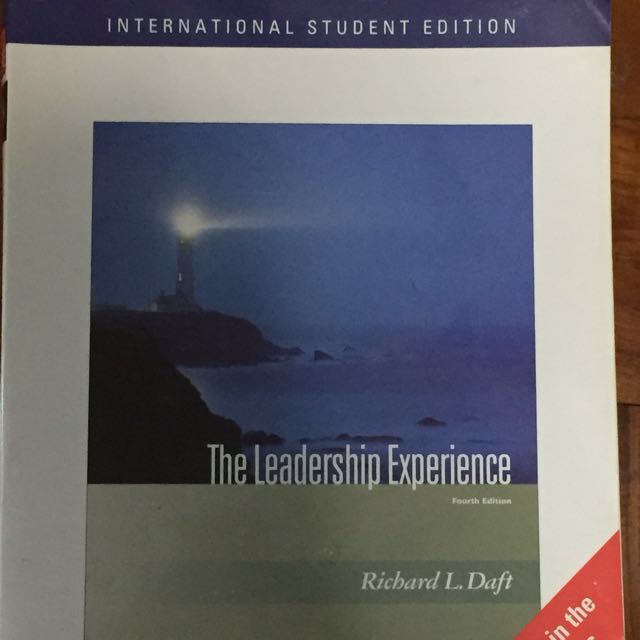 The Leadership Experience By Richard L Daft Books Stationery