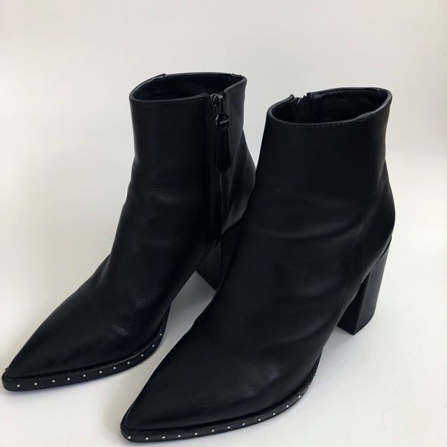bailey black albany ankle boots