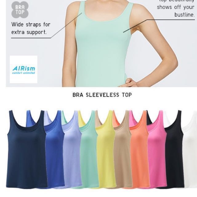 uniqloindonesia on X: Get #AIRism Bra Sleeveless Top only at UNIQLO  stores!   / X