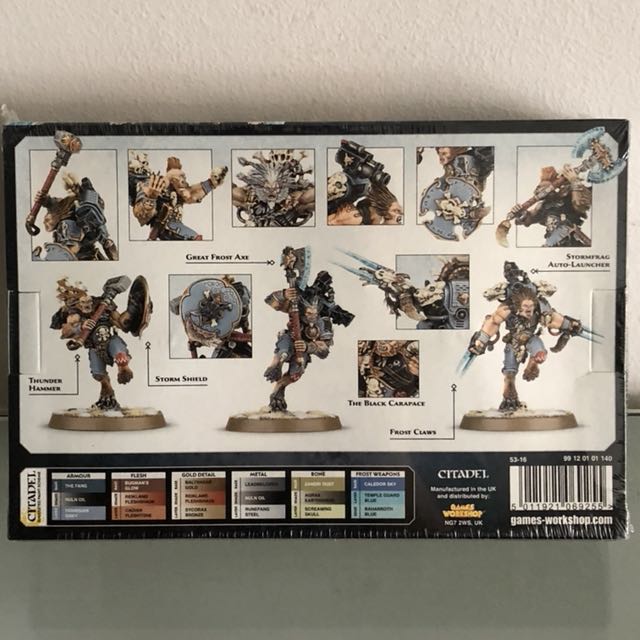 Warhammer 40k Games Warhammer 40k Space Wolves Wulfen Box New Sealed Monalisa Tiles Com