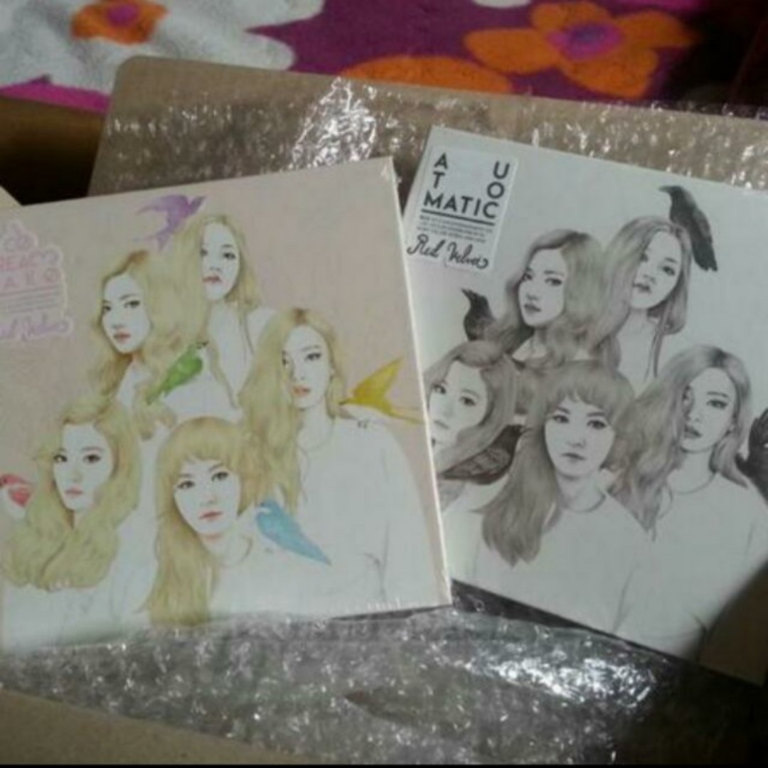 Red Velvet Ice Cream Cake Album Automatic Version Greenstarcandy