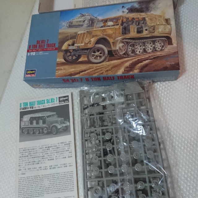 172 Hasegawa Sdkfz 7 8 Ton Half Track Hobbies And Toys Toys And Games On Carousell 0452
