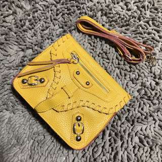 Yellow Clutch/Sling Bag