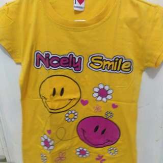 Nicely Smile yellow shirt