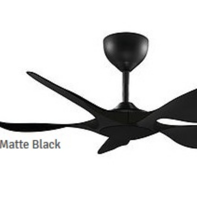 5 Blade Black Dc Motor Ceiling Fan 42 From Alpha Fan Furniture Others On Carousell